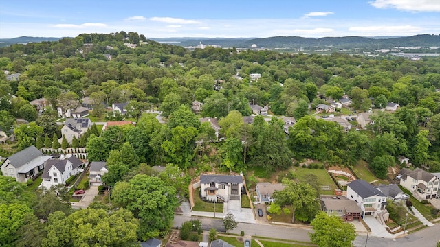 1608 Knickerbocker Ave, Chattanooga, TN 37405 - aerial view of residential area with a mountainous background