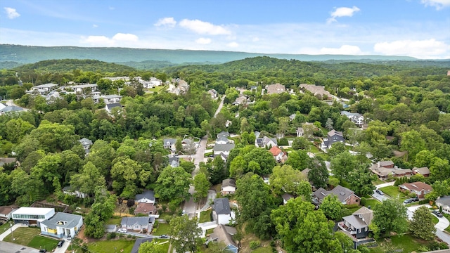 1608 Knickerbocker Ave, Chattanooga, TN 37405 - aerial overview of property's location featuring a forest and nearby suburban area