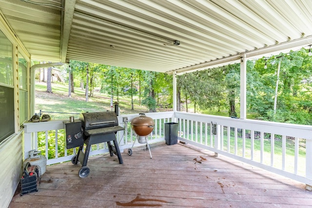 2524 Lyons Ln, Soddy Daisy, TN 37379 - deck featuring a grill