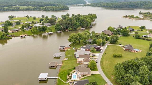 362 Windmill Ln, Georgetown, TN 37336 - aerial view of residential area featuring a large body of water