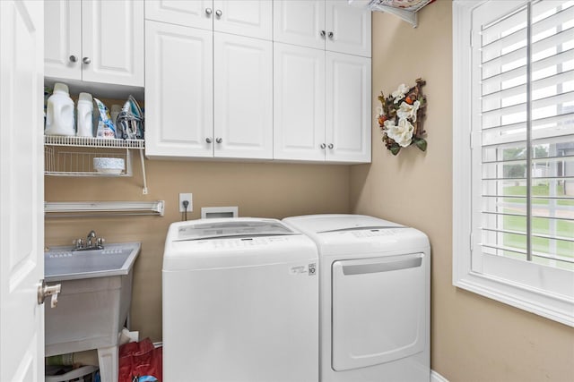 362 Windmill Ln, Georgetown, TN 37336 - washroom with cabinet space and independent washer and dryer