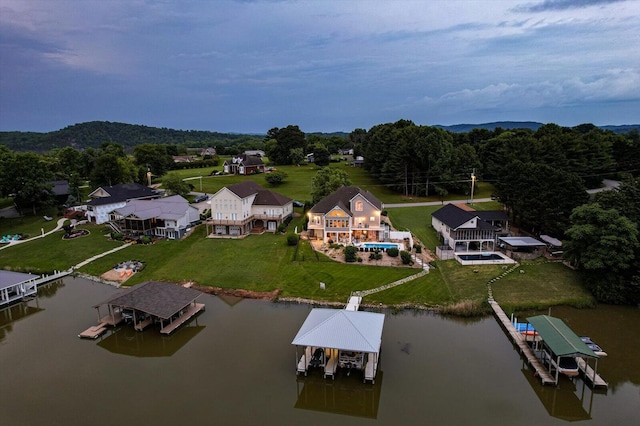 362 Windmill Ln, Georgetown, TN 37336 - aerial view of property's location with a large body of water and a heavily wooded area