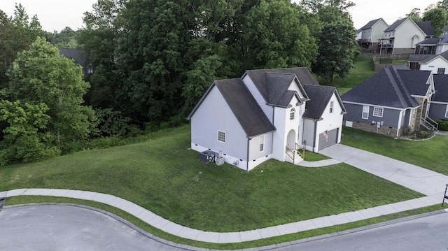 5611 Caney Ridge Cir, Ooltewah, TN 37363 - aerial perspective of suburban area