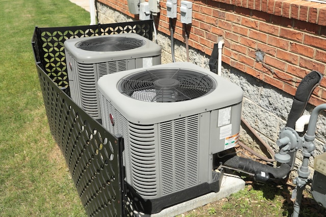 7830 Legacy Park Ct, Chattanooga, TN 37421 - exterior view of cooling unit and brick siding