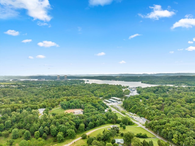 2126 Millard Rd, Soddy Daisy, TN 37379 - aerial view of a large body of water and a forest