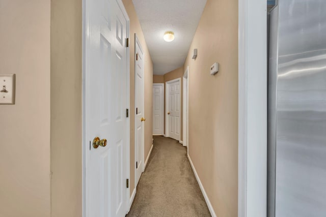 216 Longview Dr, Rossville, GA 30741 - hall with carpet, baseboards, and a textured ceiling