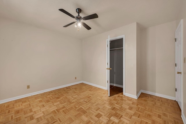 216 Longview Dr, Rossville, GA 30741 - unfurnished bedroom featuring baseboards, ceiling fan, and a closet