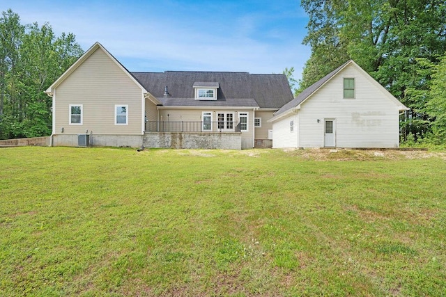 5820 Trion Teloga Rd, Summerville, GA 30747 - rear view of house featuring a yard and cooling unit
