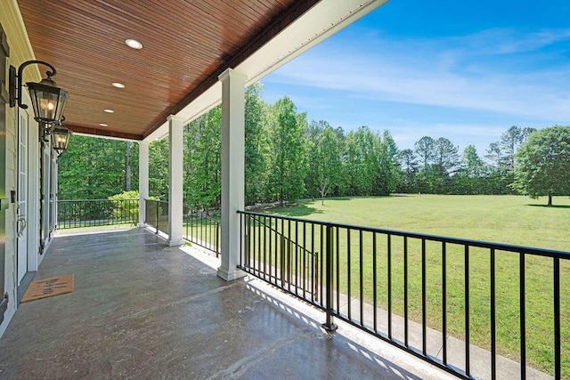 5820 Trion Teloga Rd, Summerville, GA 30747 - view of covered porch