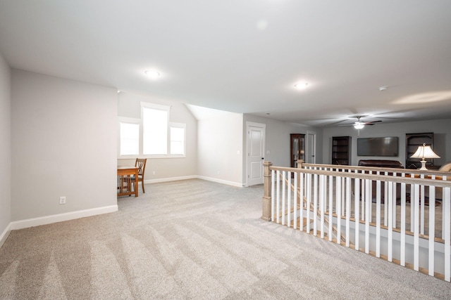 8647 Kensley Ln, Hixson, TN 37343 - carpeted empty room with baseboards and ceiling fan