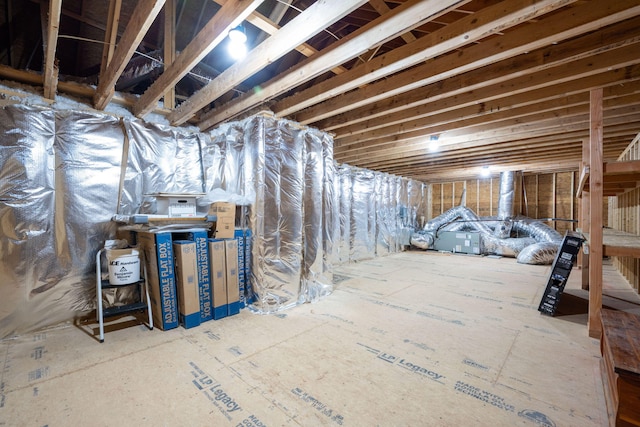 8647 Kensley Ln, Hixson, TN 37343 - view of unfinished below grade area