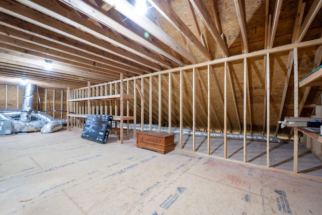 8647 Kensley Ln, Hixson, TN 37343 - view of unfinished attic