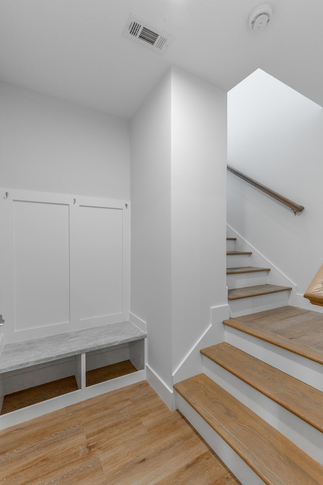 1384 Unity Dr NE, Cleveland, TN 37312 - mudroom with wood finished floors and baseboards