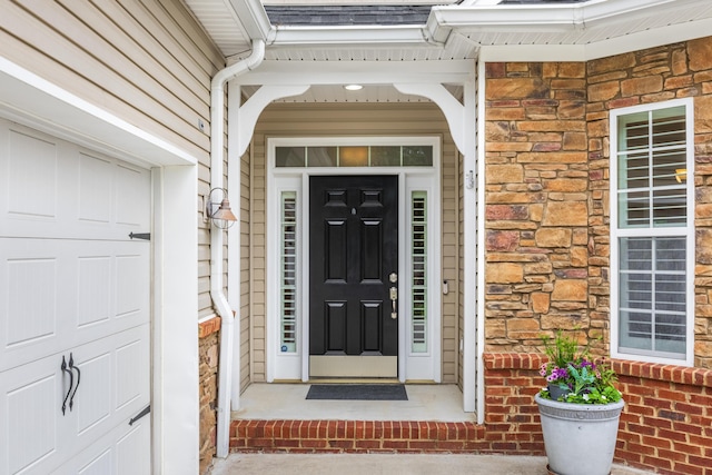 6063 Heritage Ridge Dr, Hixson, TN 37343 - view of exterior entry with stone siding