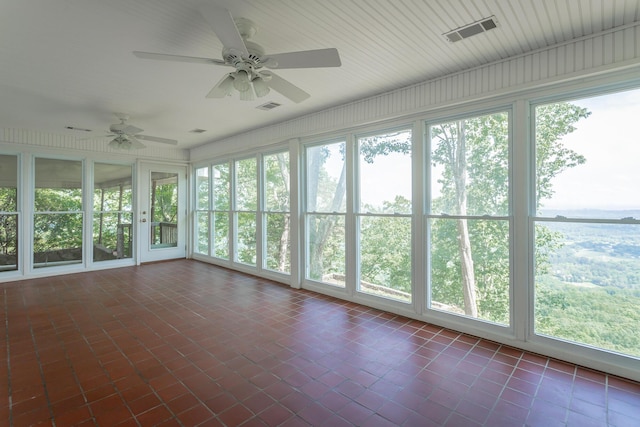 1613 Fairy Dell Trl, Lookout Mountain, GA 30750 - unfurnished sunroom with plenty of natural light