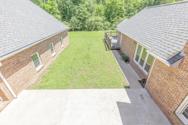 7902 Ooltewah Georgetown Rd, Ooltewah, TN 37363 - view of green lawn with a patio