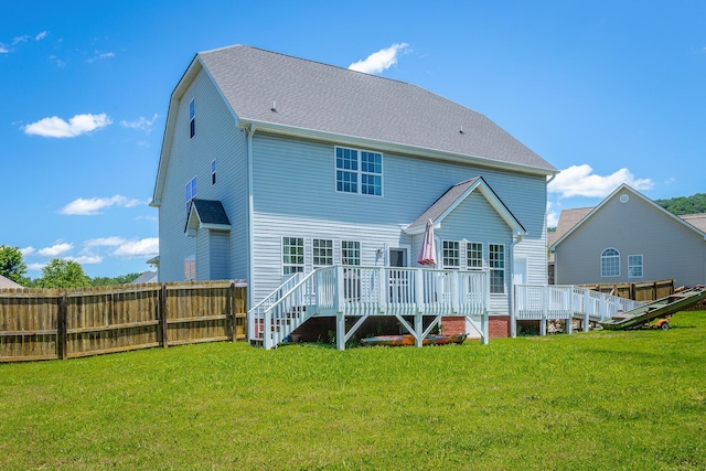 7531 Nightfall Cir, Ooltewah, TN 37363 - back of house with a deck
