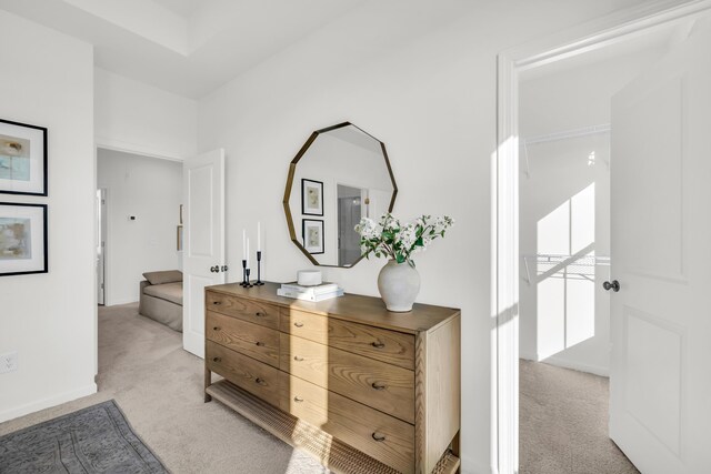 135 Peerless Ave Unit 120, Chattanooga, TN 37405 - hallway featuring light colored carpet and baseboards