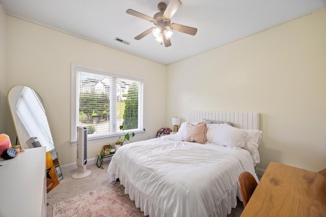 649 Wisley Way, Ringgold, GA 30736 - bedroom with light carpet and ceiling fan