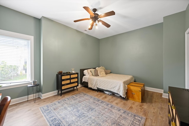649 Wisley Way, Ringgold, GA 30736 - bedroom with light wood-type flooring and ceiling fan
