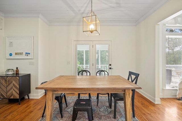 649 Wisley Way, Ringgold, GA 30736 - dining room with wood finished floors and crown molding