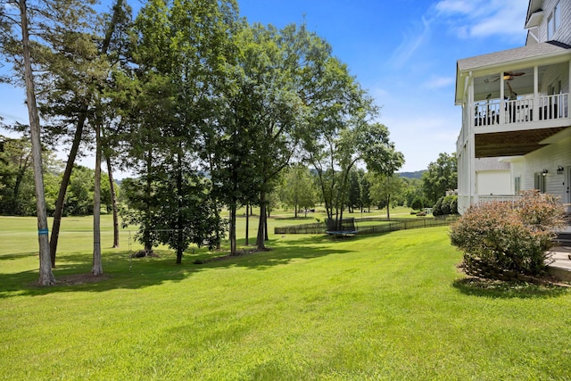 649 Wisley Way, Ringgold, GA 30736 - view of yard featuring ceiling fan
