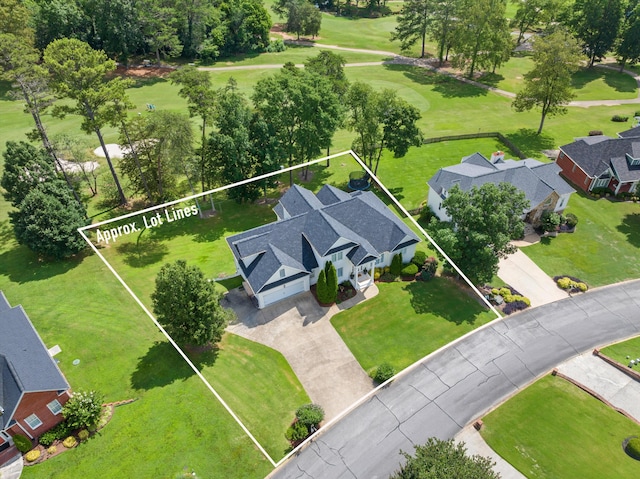 649 Wisley Way, Ringgold, GA 30736 - aerial view of property's location featuring property boundaries highlighted