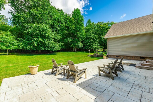 9923 Sims Harris Rd, Ooltewah, TN 37363 - view of patio / terrace