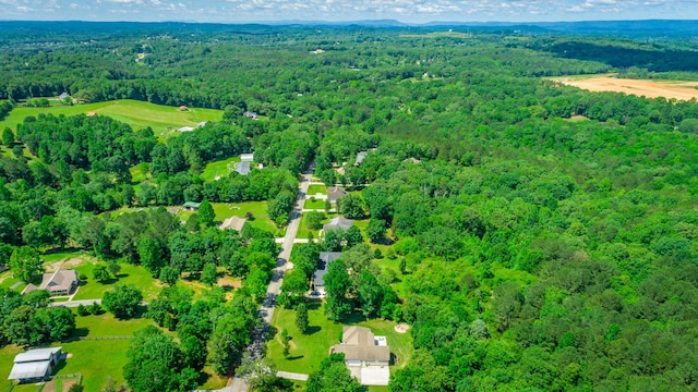 9923 Sims Harris Rd, Ooltewah, TN 37363 - aerial view of a heavily wooded area