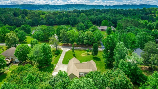 9923 Sims Harris Rd, Ooltewah, TN 37363 - aerial view of a mountainous background