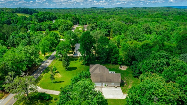 9923 Sims Harris Rd, Ooltewah, TN 37363 - aerial overview of property's location featuring a forest