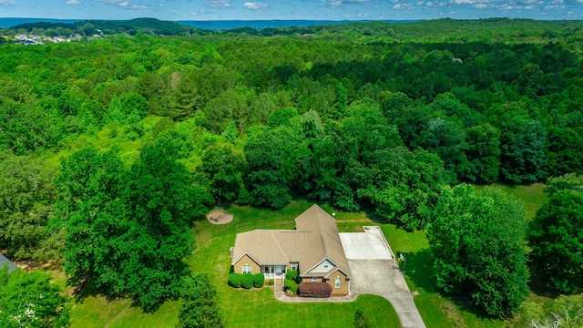 9923 Sims Harris Rd, Ooltewah, TN 37363 - view of subject property with a forest