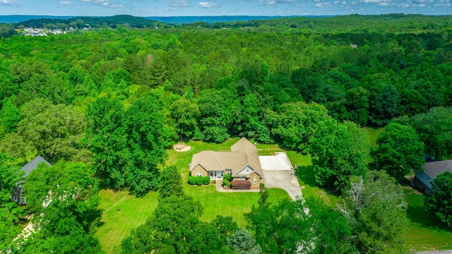 9923 Sims Harris Rd, Ooltewah, TN 37363 - view of subject property with a forest