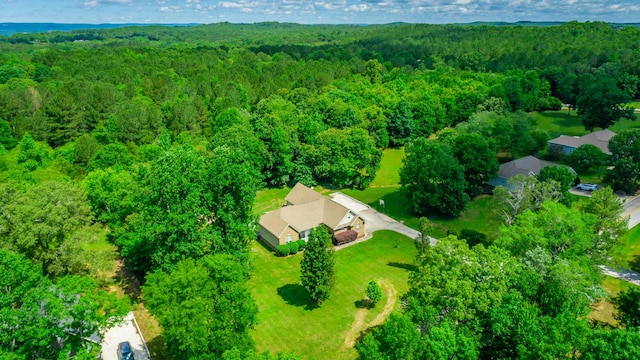 9923 Sims Harris Rd, Ooltewah, TN 37363 - drone / aerial view of a heavily wooded area