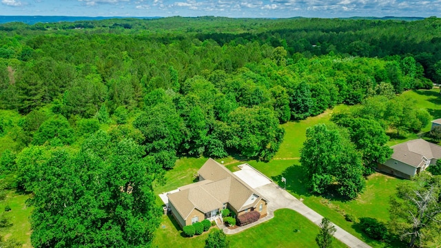9923 Sims Harris Rd, Ooltewah, TN 37363 - aerial view of a heavily wooded area