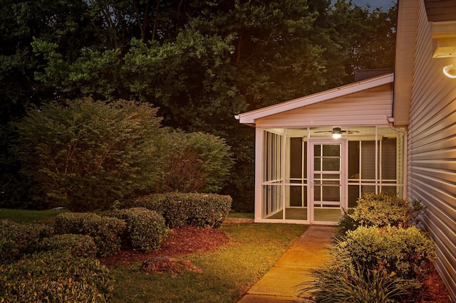 20 Debbie Ln, Ringgold, GA 30736 - view of yard with a sunroom