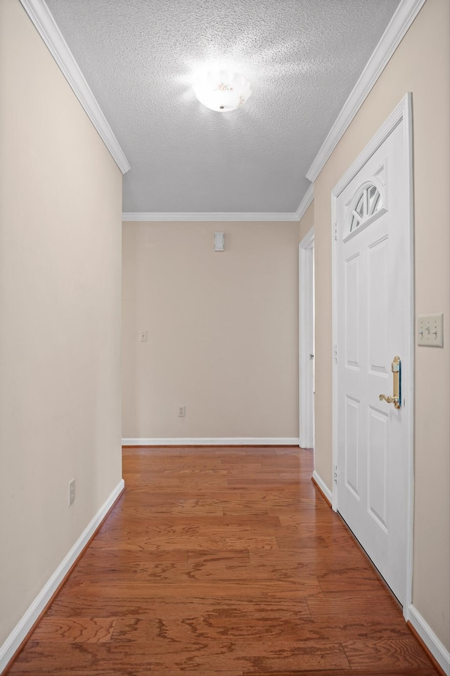 20 Debbie Ln, Ringgold, GA 30736 - entryway featuring a textured ceiling, crown molding, and wood finished floors