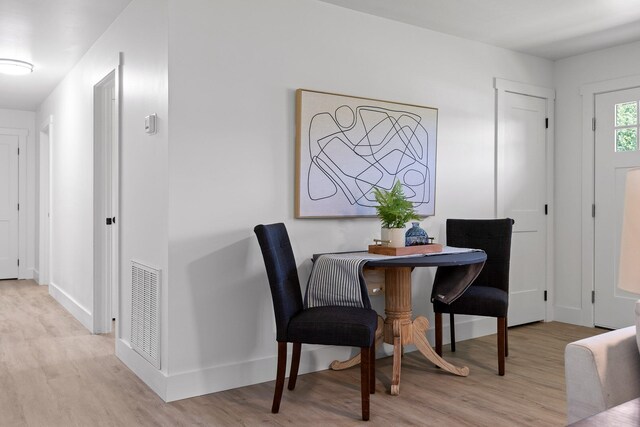 1795 Dowdy Rd, Cleveland, TN 37323 - dining room with light wood-type flooring and baseboards