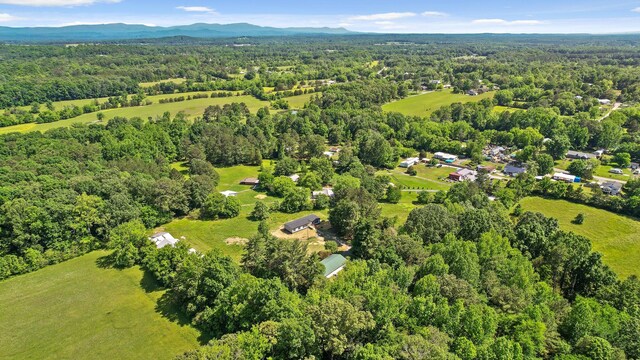 1795 Dowdy Rd, Cleveland, TN 37323 - drone / aerial view of a forest and a mountainous background