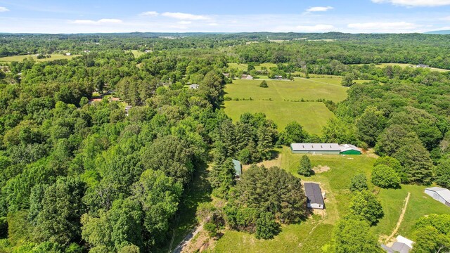 1795 Dowdy Rd, Cleveland, TN 37323 - aerial view of property and surrounding area featuring a heavily wooded area