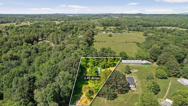 1795 Dowdy Rd, Cleveland, TN 37323 - view of property location with a forest and property parcel outlined