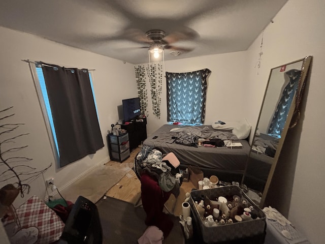 155 Red Rd, Chatsworth, GA 30705 - bedroom featuring ceiling fan
