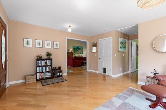 5726 Browntown Rd, Chattanooga, TN 37415 - entryway with light wood-style flooring and baseboards