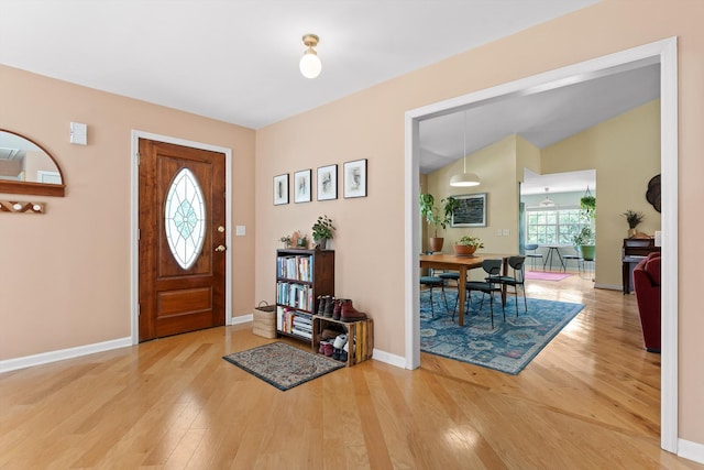 5726 Browntown Rd, Chattanooga, TN 37415 - foyer entrance with light wood finished floors and baseboards