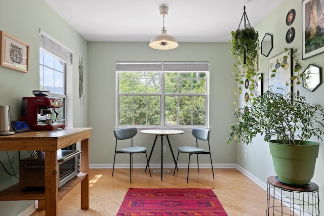 5726 Browntown Rd, Chattanooga, TN 37415 - dining space featuring light wood finished floors and baseboards
