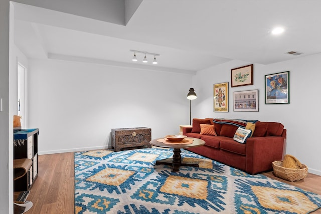 5726 Browntown Rd, Chattanooga, TN 37415 - living room featuring wood finished floors and baseboards