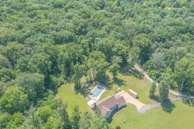 7900 Ooltewah Georgetown Rd, Ooltewah, TN 37363 - aerial view of property and surrounding area featuring a forest