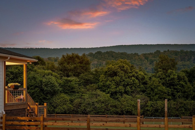 229 Blue Bird Way, Dunlap, TN 37327 - view of mountain backdrop featuring a heavily wooded area