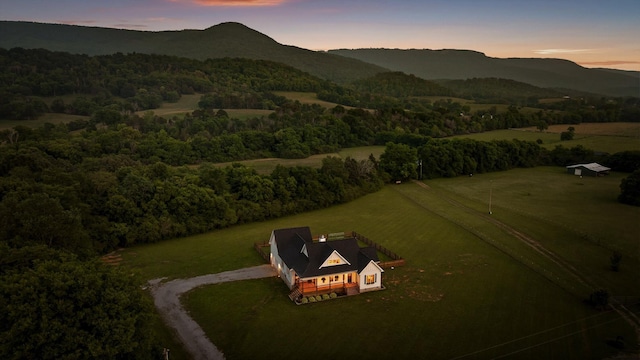 229 Blue Bird Way, Dunlap, TN 37327 - overview of rural landscape featuring a mountain backdrop