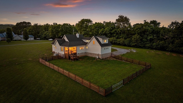 229 Blue Bird Way, Dunlap, TN 37327 - view of aerial view at dusk